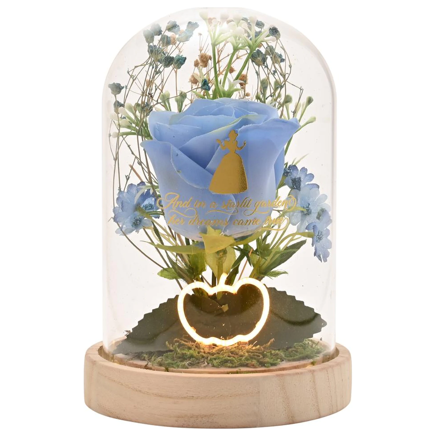 Disney Princess Cinderella Cvetni Cloche s neonskim svjetlom fotografija proizvoda