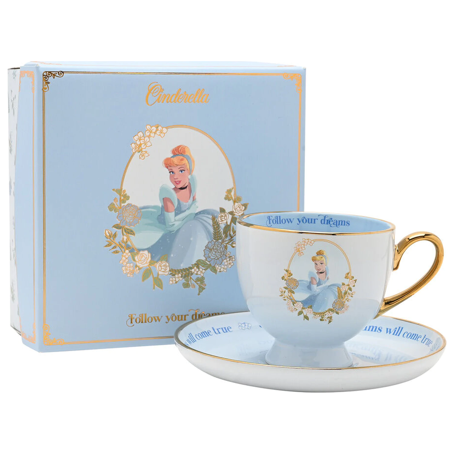 Disney Princess Cinderella šalica za čaj i tanjurić fotografija proizvoda