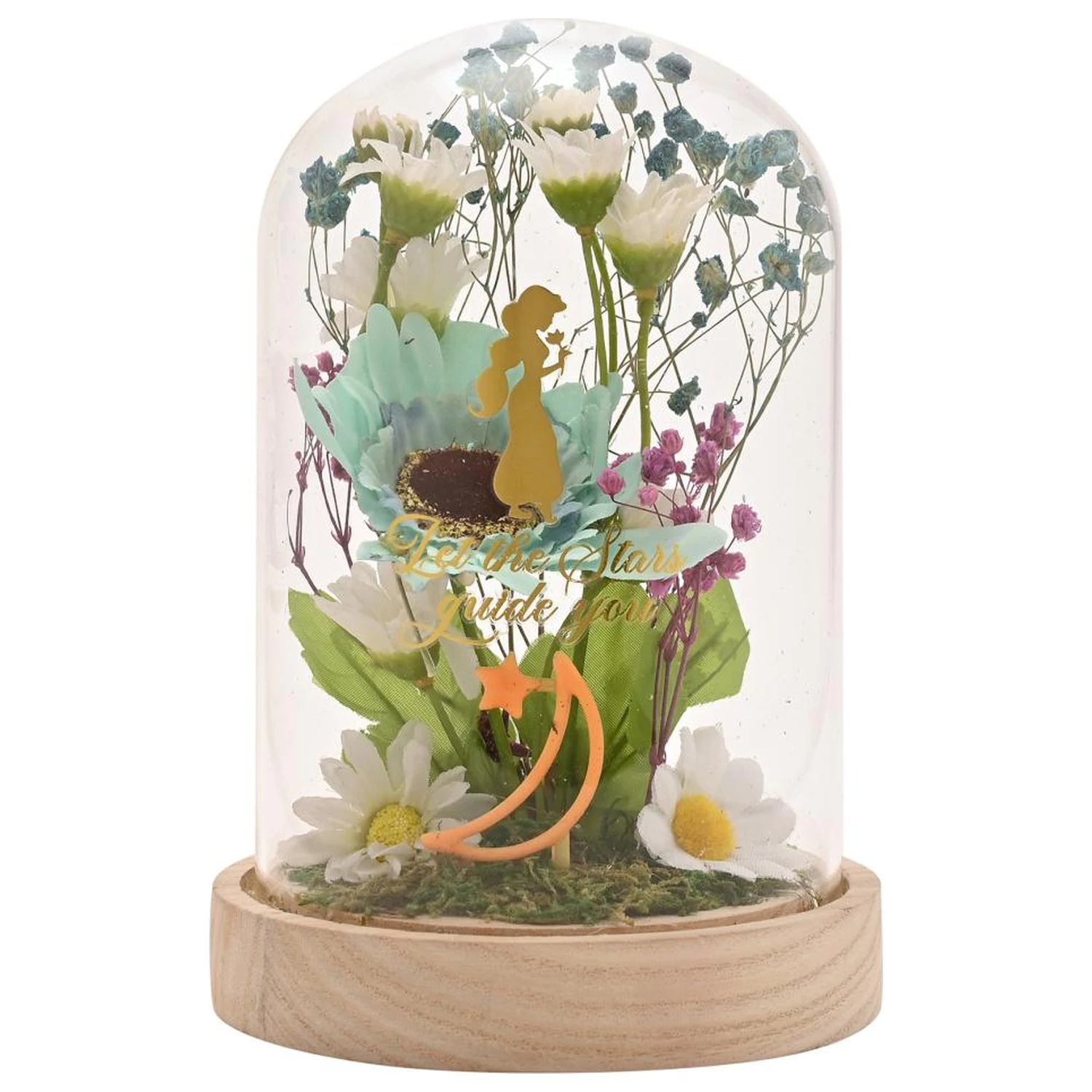 Disney Princess Jasmine Cvjetno Cloche s neonskim svjetlom fotografija proizvoda