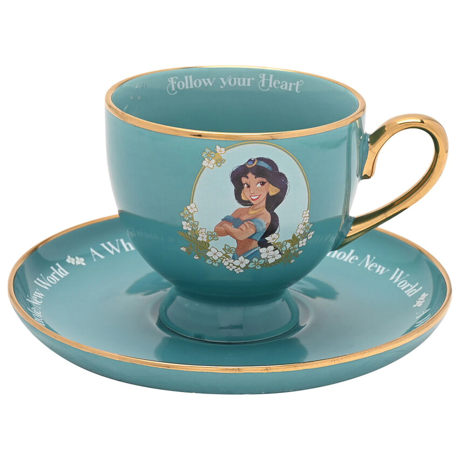 Disney Princess Jasmine šalica za čaj i tanjurić fotografija proizvoda
