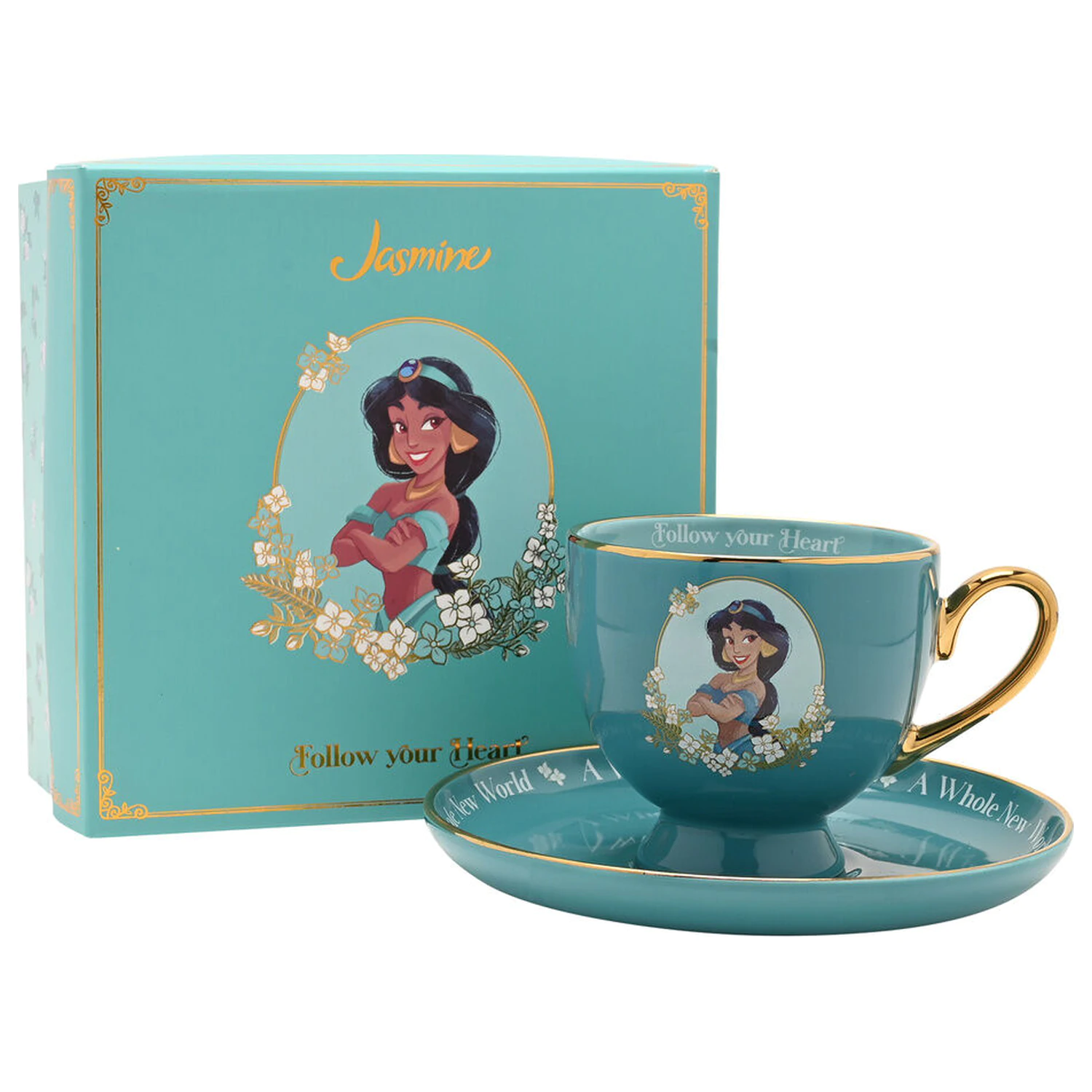 Disney Princess Jasmine šalica za čaj i tanjurić fotografija proizvoda