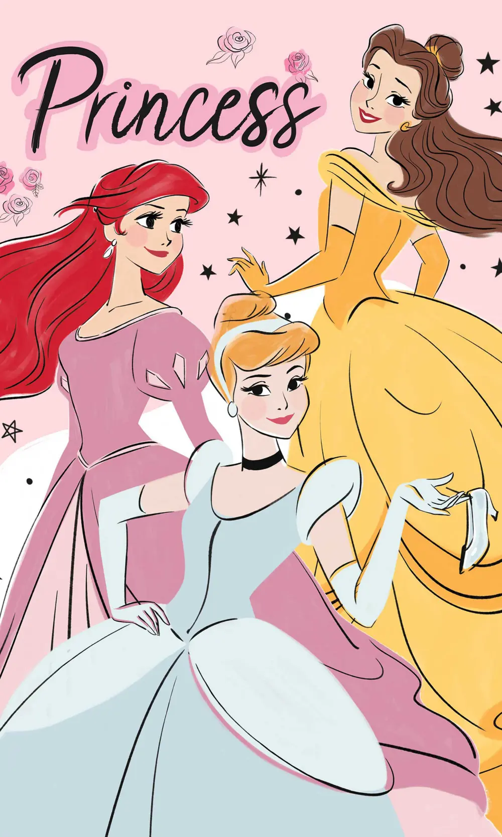 Disney Princess ručnik za ruke, ručnik za lice, ručnik 30*50 cm fotografija proizvoda