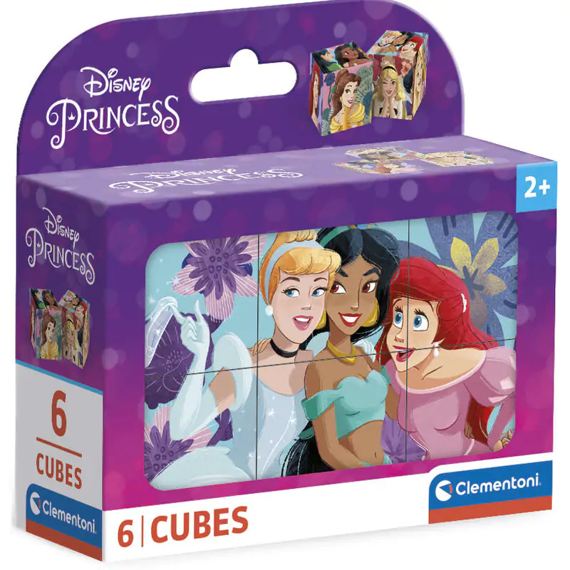 Disney Princess kocka puzzle 6 kom fotografija proizvoda