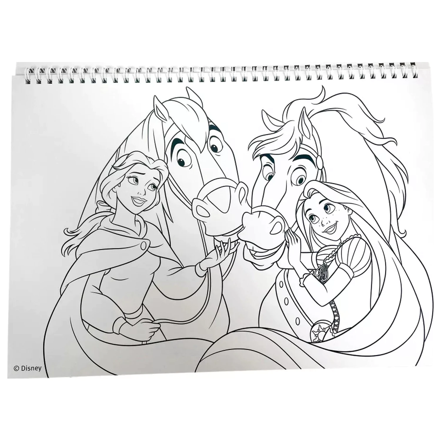 Disney Princesses Life A/4 spiralni blok za crtanje 40 listova s naljepnicama fotografija proizvoda