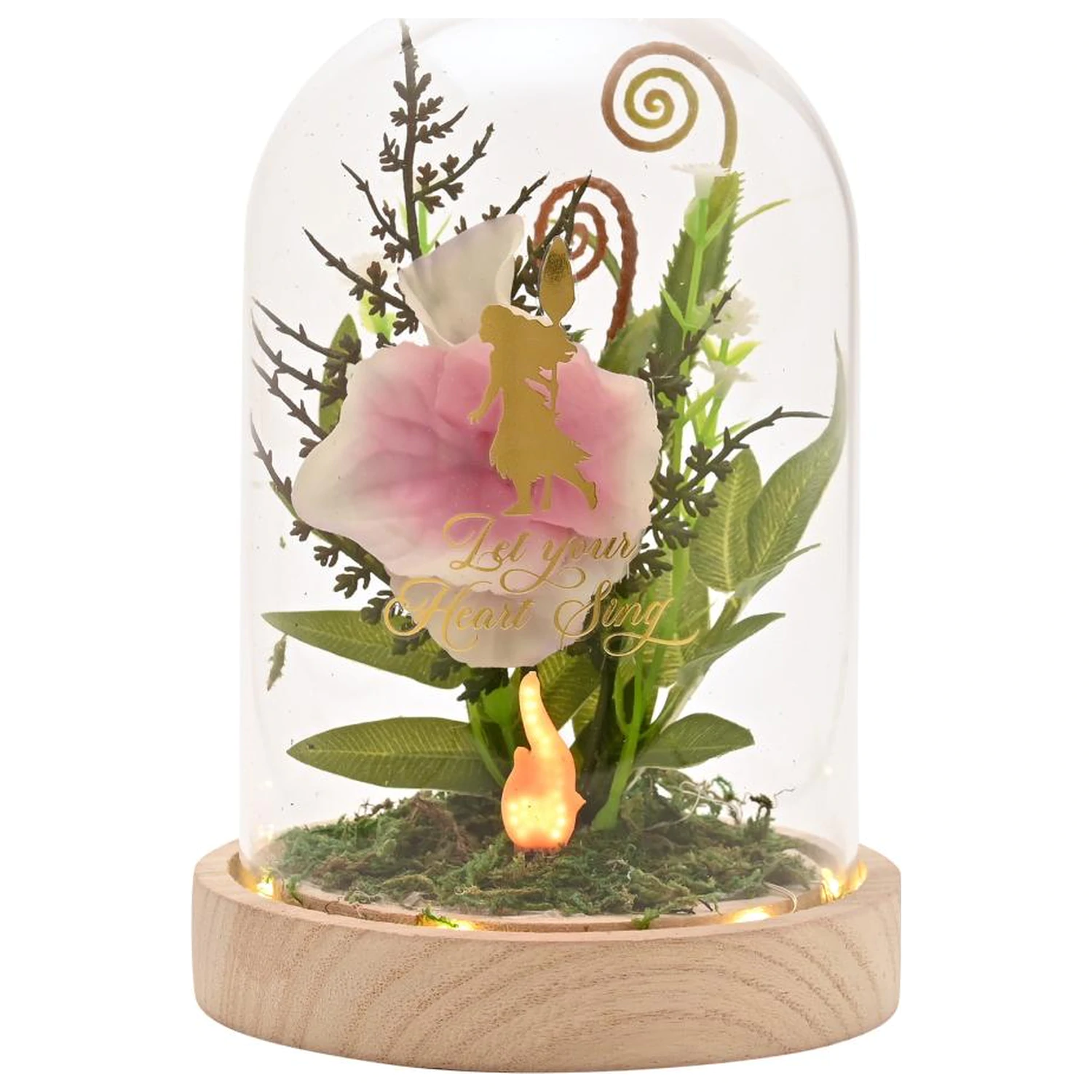 Disney Princess Moana Cvjetno zvono s neonskim svjetlom fotografija proizvoda