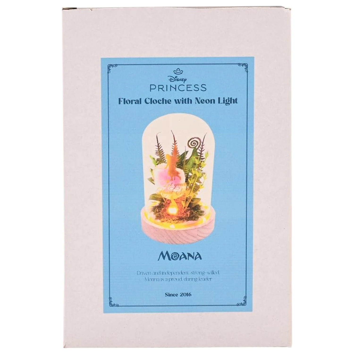 Disney Princess Moana Cvjetno zvono s neonskim svjetlom fotografija proizvoda