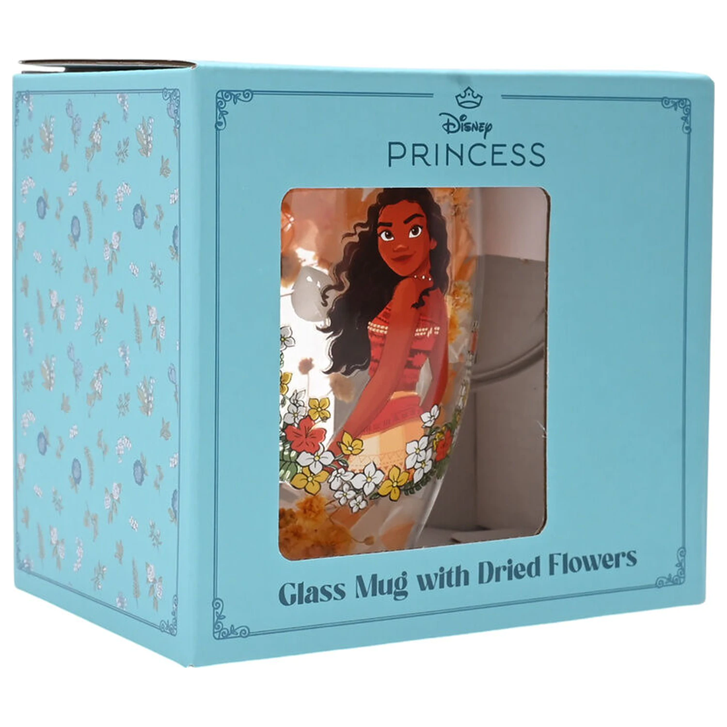 Disney Princess Moana staklena čaša sa suhim cvijećem 300 ml fotografija proizvoda