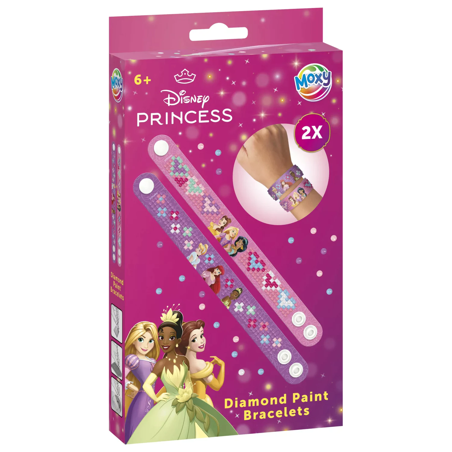 Disney Princess Moxy Diamond Dot narukvice, set od 2 komada fotografija proizvoda