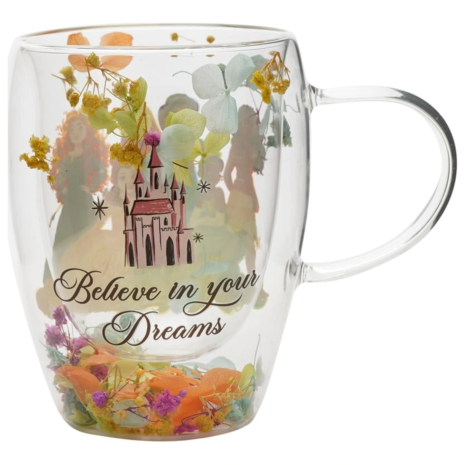 Disney Princess Princezina čaša sa suhim cvijećem 300 ml fotografija proizvoda