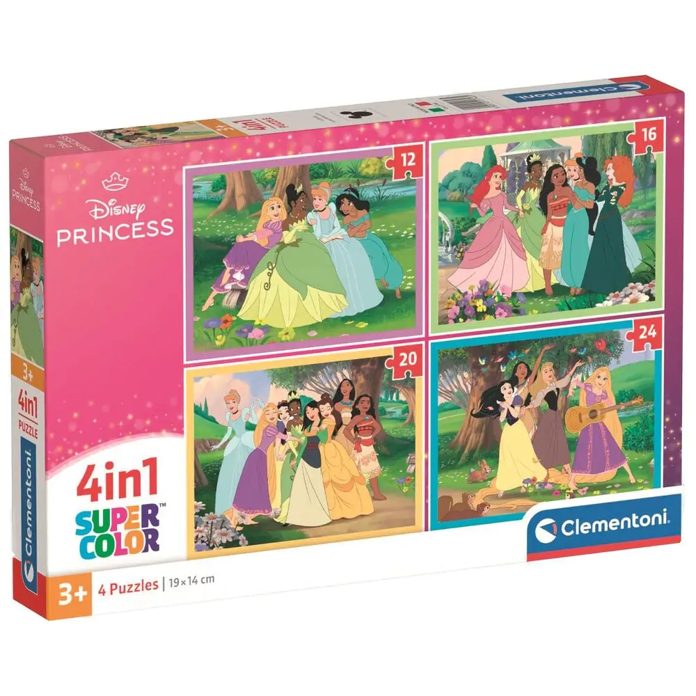 Disney Princess puzzle 12+16+20+24 kom fotografija proizvoda