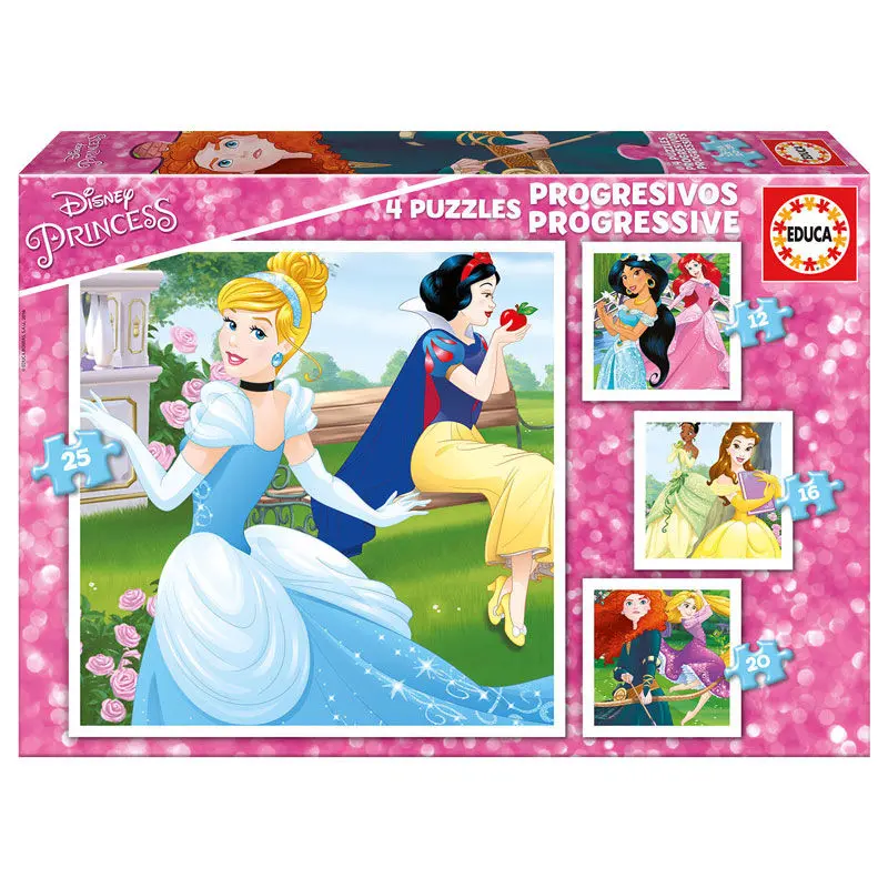 Disney Princess puzzle 12-16-20-25 kom fotografija proizvoda