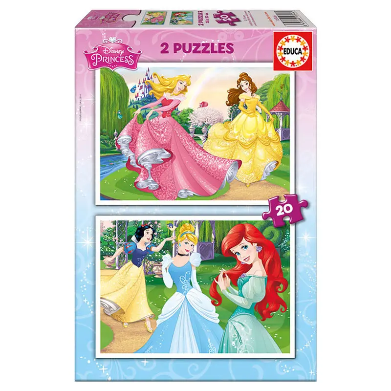 Disney Princess puzzle 2x20 komada fotografija proizvoda