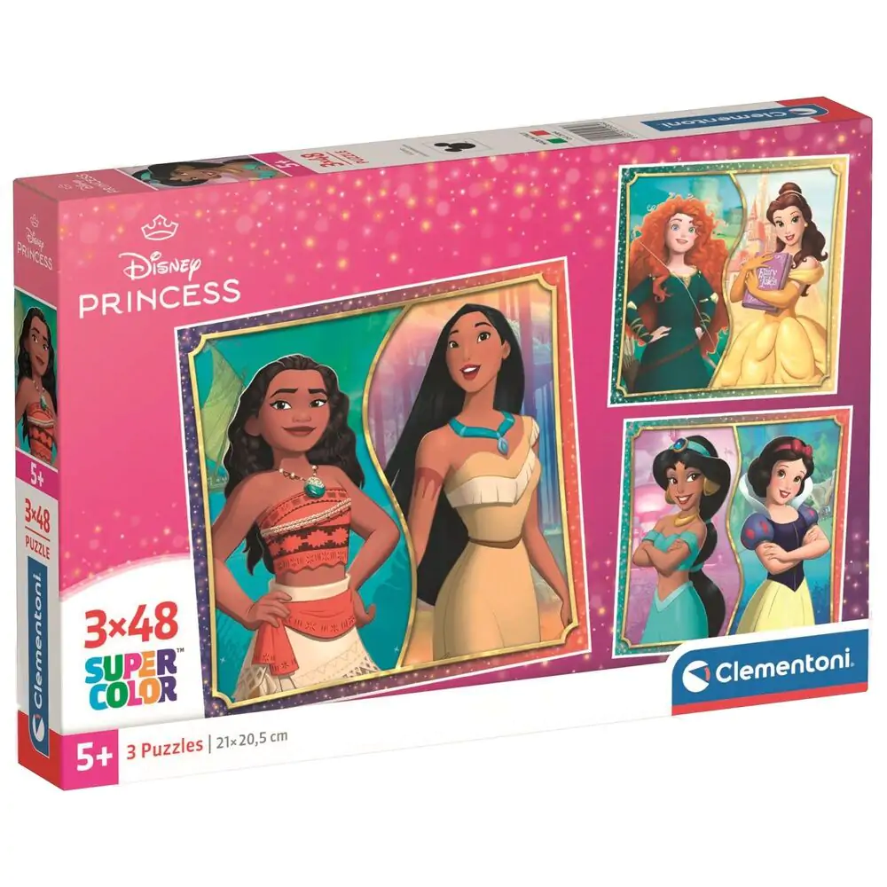 Disney Princess puzzle 3x48 komada fotografija proizvoda