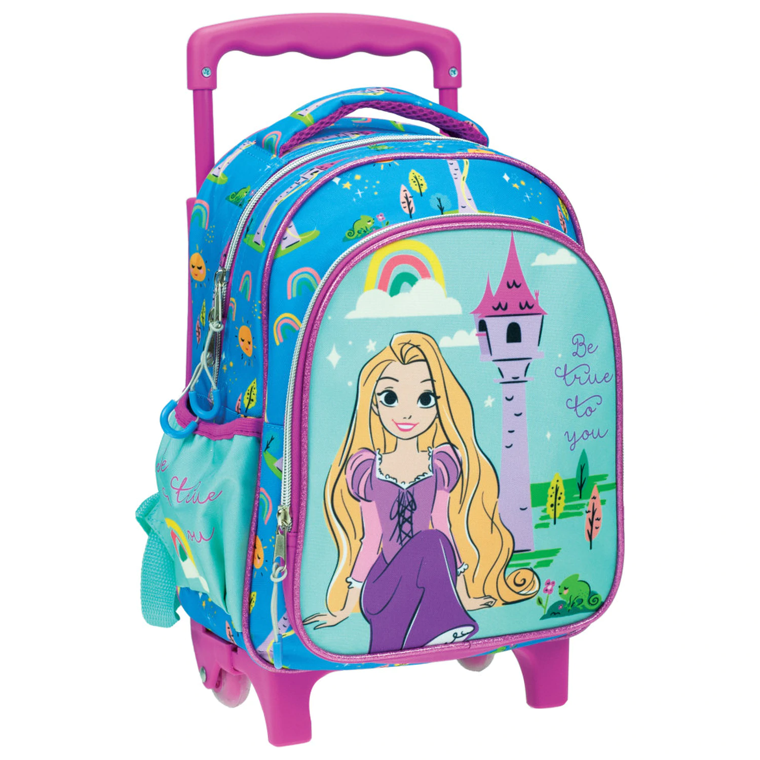 Disney Princess Rapunzel školska torba na kotačićima za predškolce, torba 30 cm fotografija proizvoda