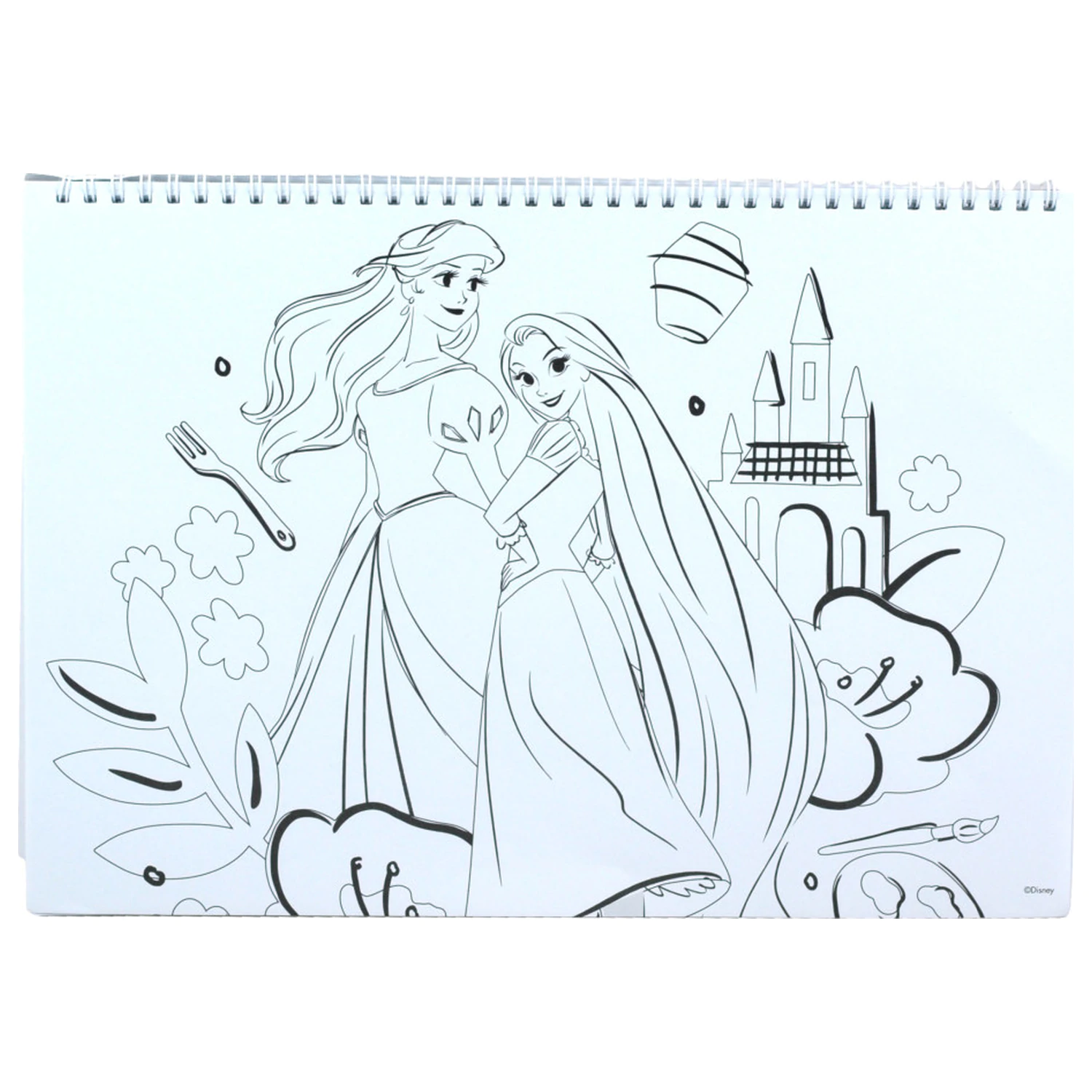 Disney Princess Your World A/4 Spiralni blok za skiciranje, 40 listova sa naljepnicama fotografija proizvoda