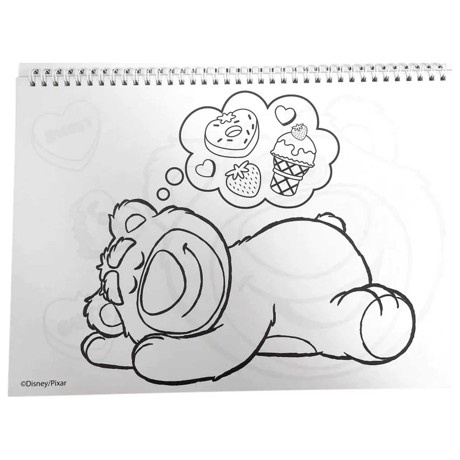 Disney Toy Story Lotso A4 spiralni blok za skiciranje, 40 listova sa naljepnicama fotografija proizvoda