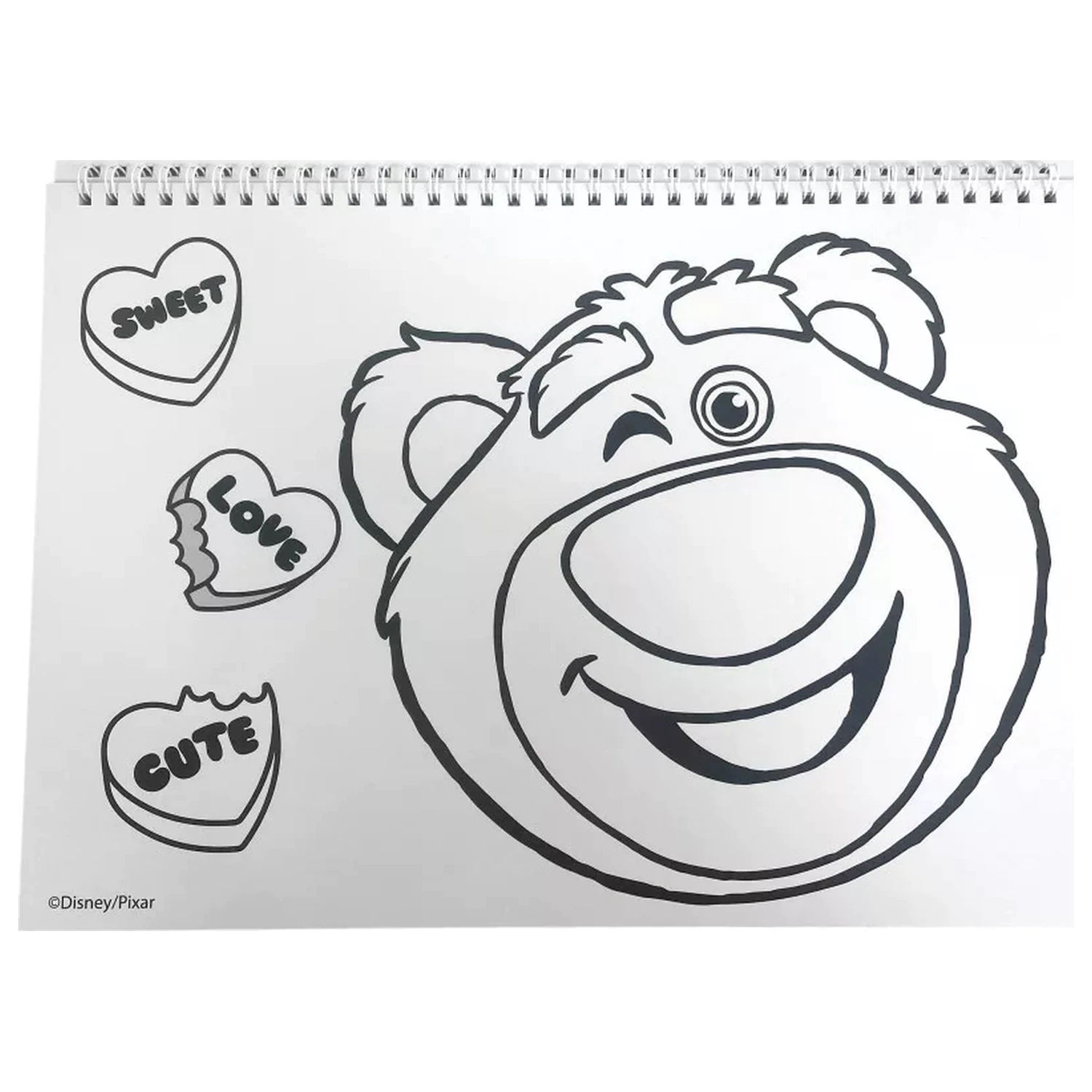 Disney Toy Story Lotso A4 spiralni blok za skiciranje, 40 listova sa naljepnicama fotografija proizvoda