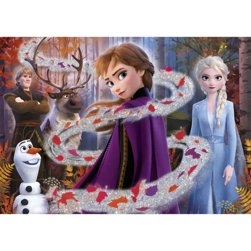 Disney Frozen 2 Glitter Effect puzzle 104 komada fotografija proizvoda