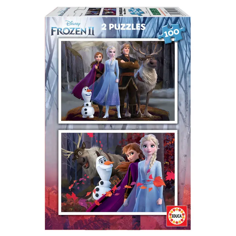 Disney Frozen 2 puzzle 2x100 kom fotografija proizvoda