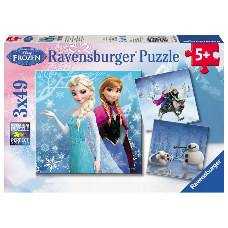 Disney Frozen 2 slagalica 3x49 komada fotografija proizvoda