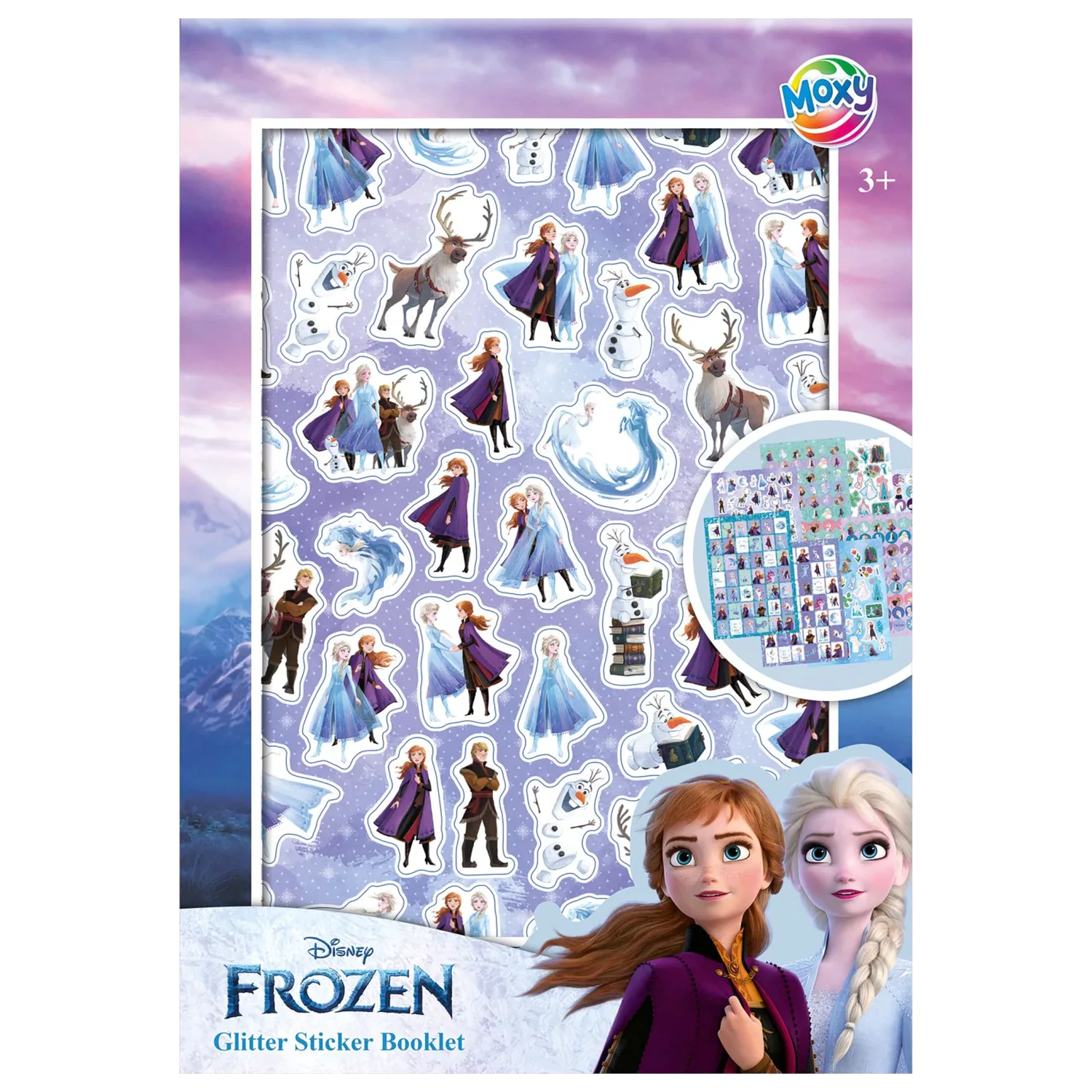 Disney Frozen Adventure Glitter album naljepnica, 8 listova fotografija proizvoda