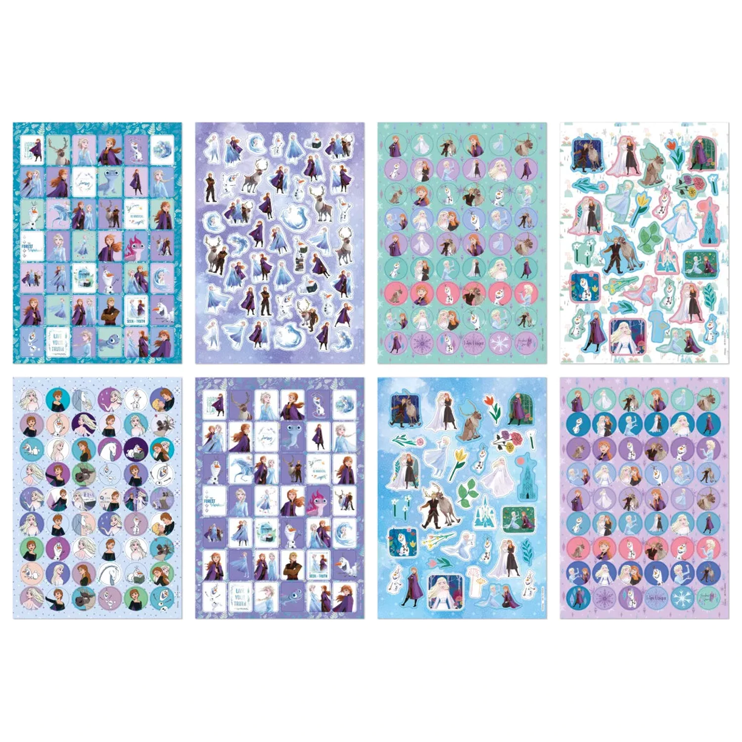 Disney Frozen Adventure Glitter album naljepnica, 8 listova fotografija proizvoda