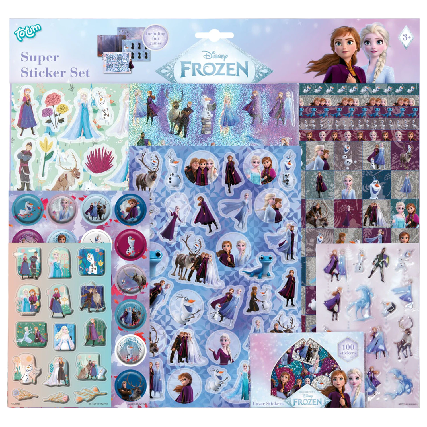 Disney Frozen Adventure Super Set Naljepnica s Igrom fotografija proizvoda