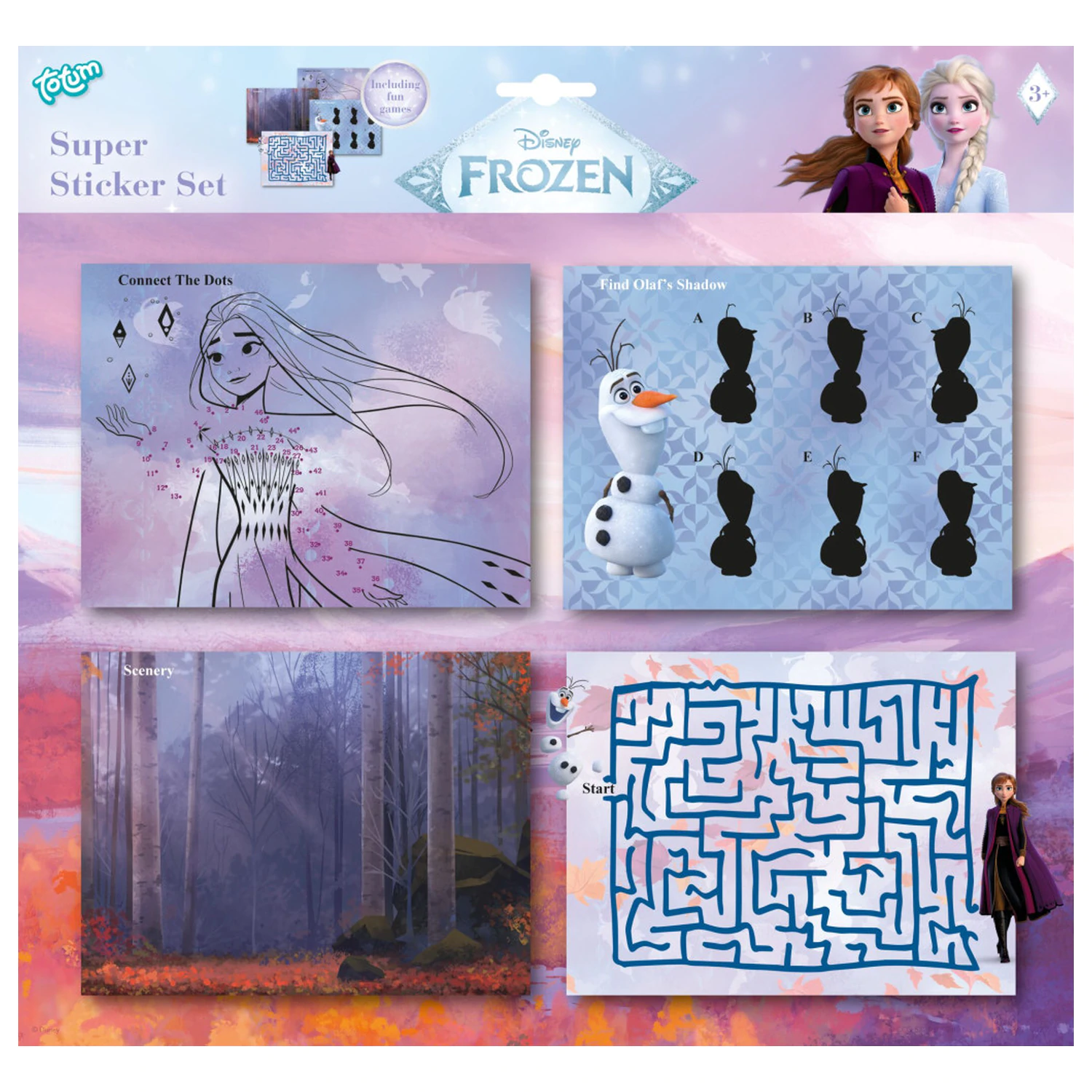 Disney Frozen Adventure Super Set Naljepnica s Igrom fotografija proizvoda