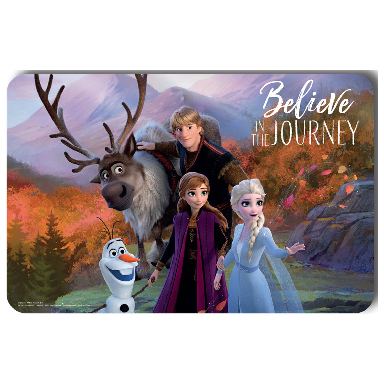 Disney Frozen Believe in the Journey Podložak za jelo 43x28 cm fotografija proizvoda