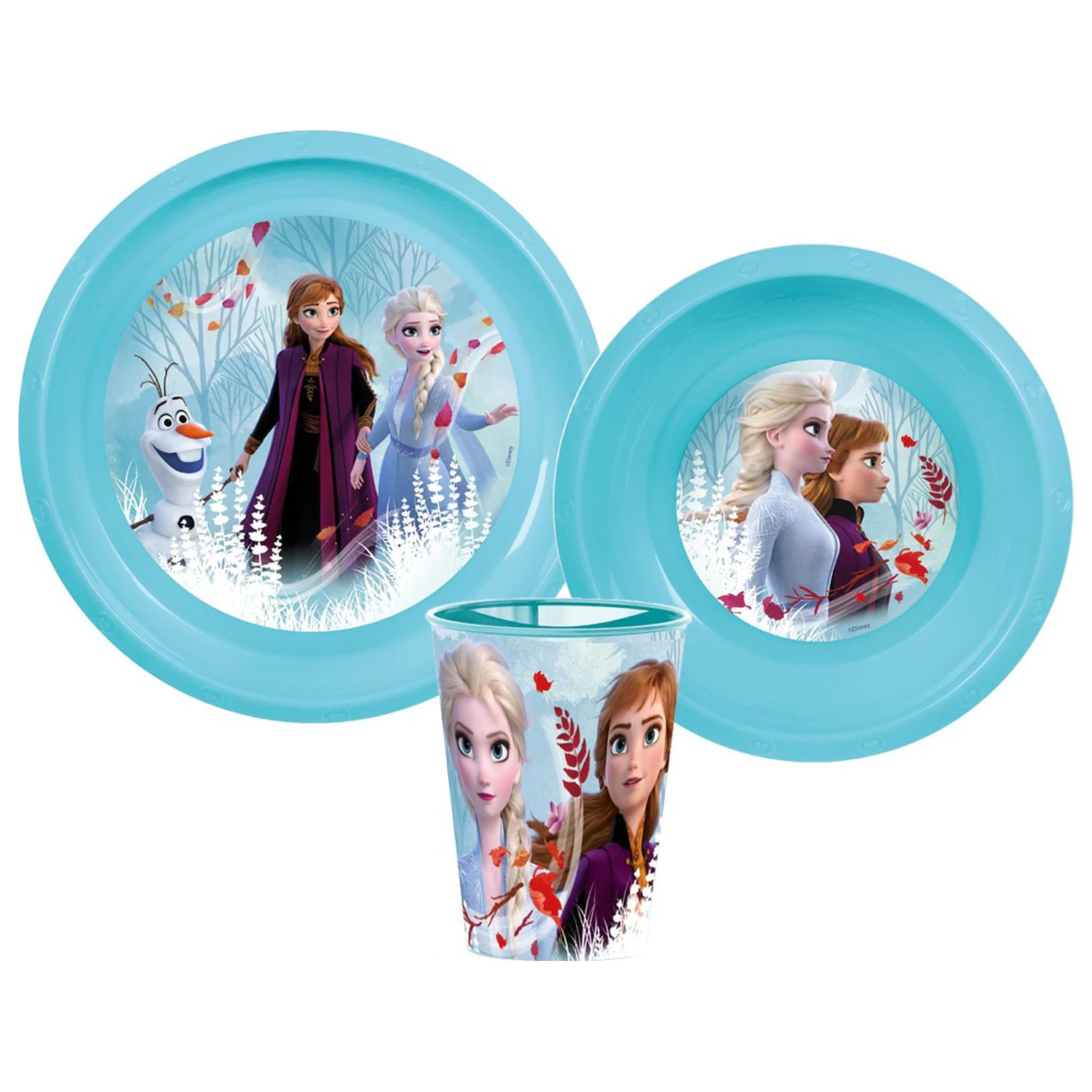 Disney Frozen Blue Forest set za jelo, plastični set fotografija proizvoda