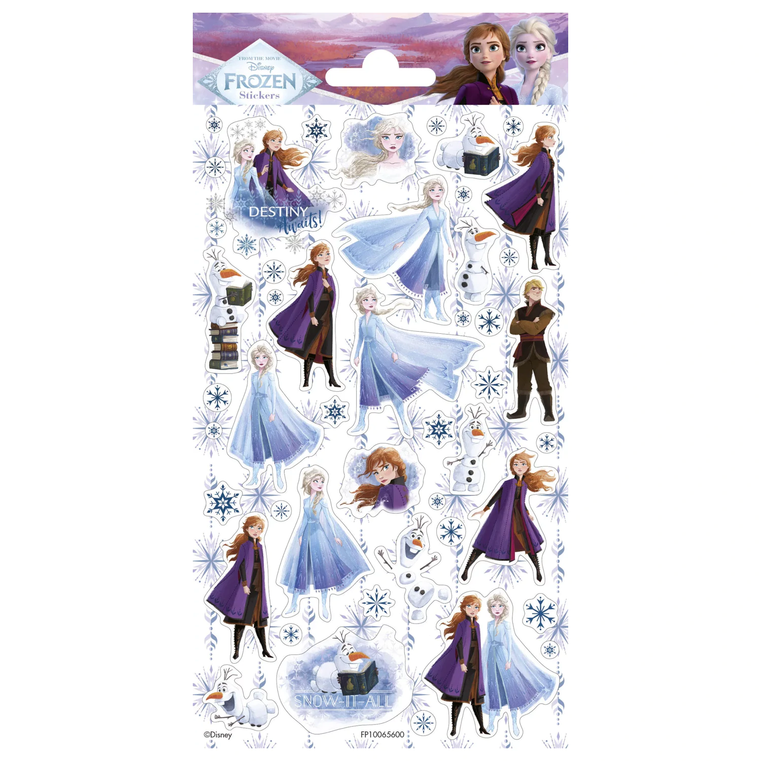Disney Frozen Destiny Glitter naljepnica fotografija proizvoda