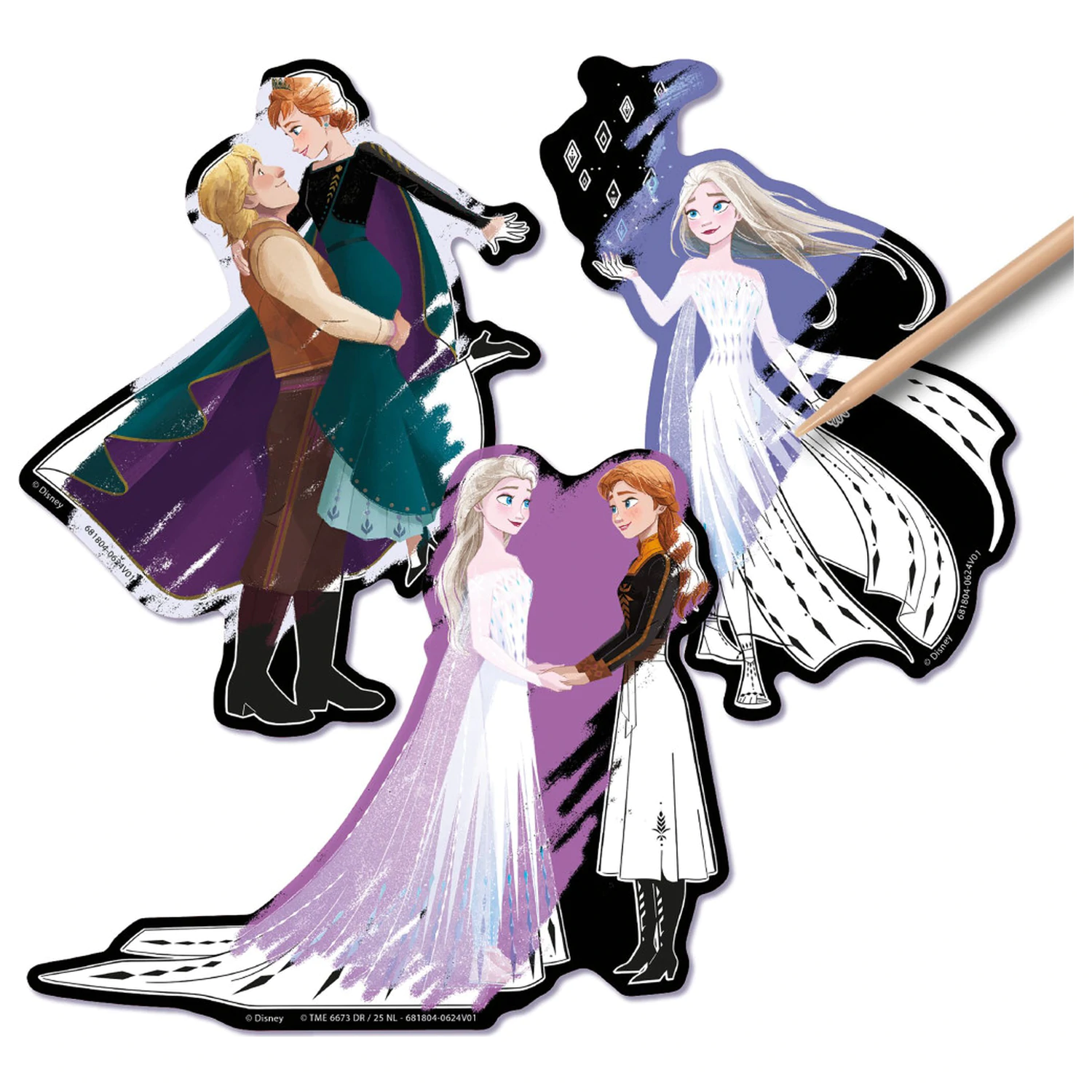 Disney Frozen Destiny Set naljepnica za grebanje  fotografija proizvoda