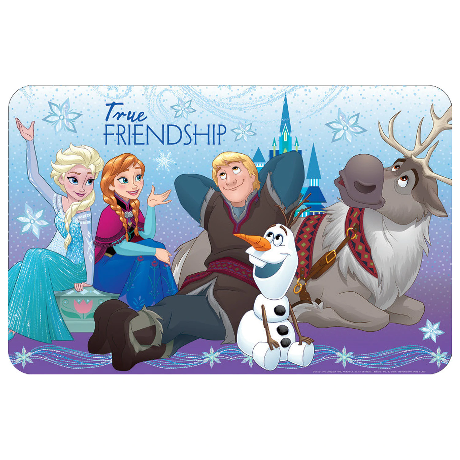 Disney Frozen podloga za jelo Prijateljstvo 43x28 cm fotografija proizvoda