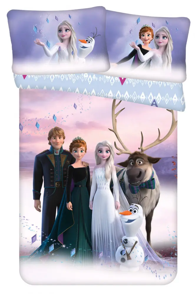 Disney Frozen Dječja navlaka za poplun 100x135 cm, Jastučnica 40x60 cm fotografija proizvoda
