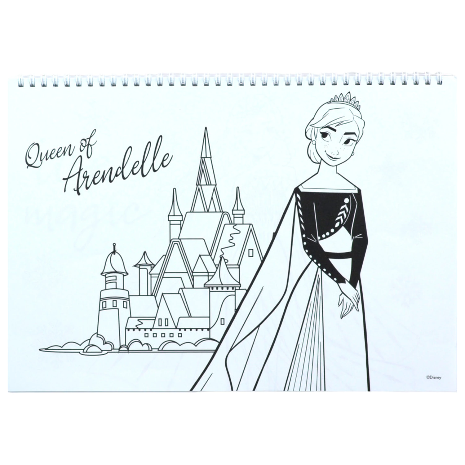 Disney Frozen Heart A/4 Spiralni blok za crtanje s 40 listova i naljepnicama fotografija proizvoda