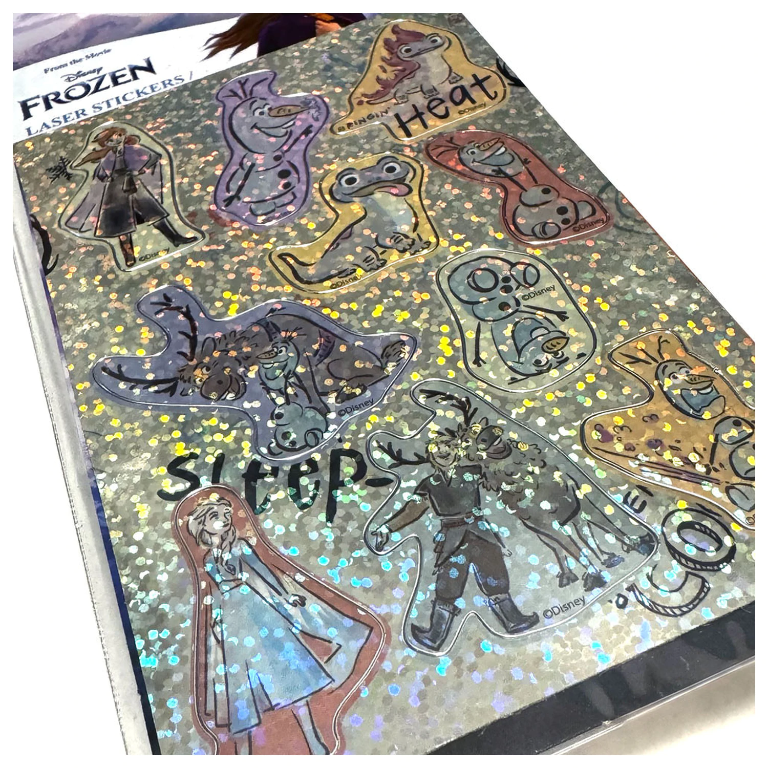 Disney Frozen set naljepnica s toplinskim hologramom fotografija proizvoda