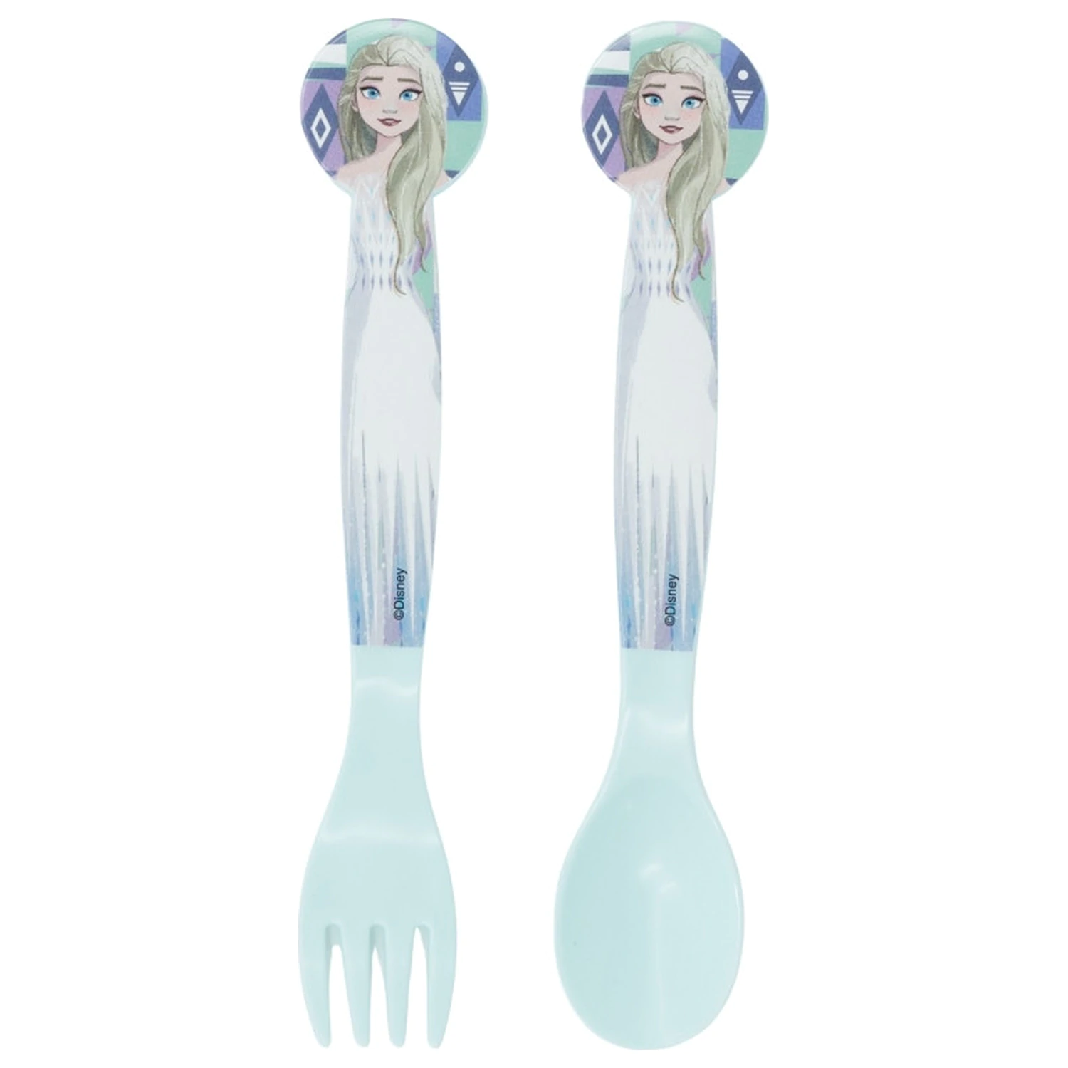 Disney Frozen Ice Magic plastični set pribora za jelo - 2 komada fotografija proizvoda