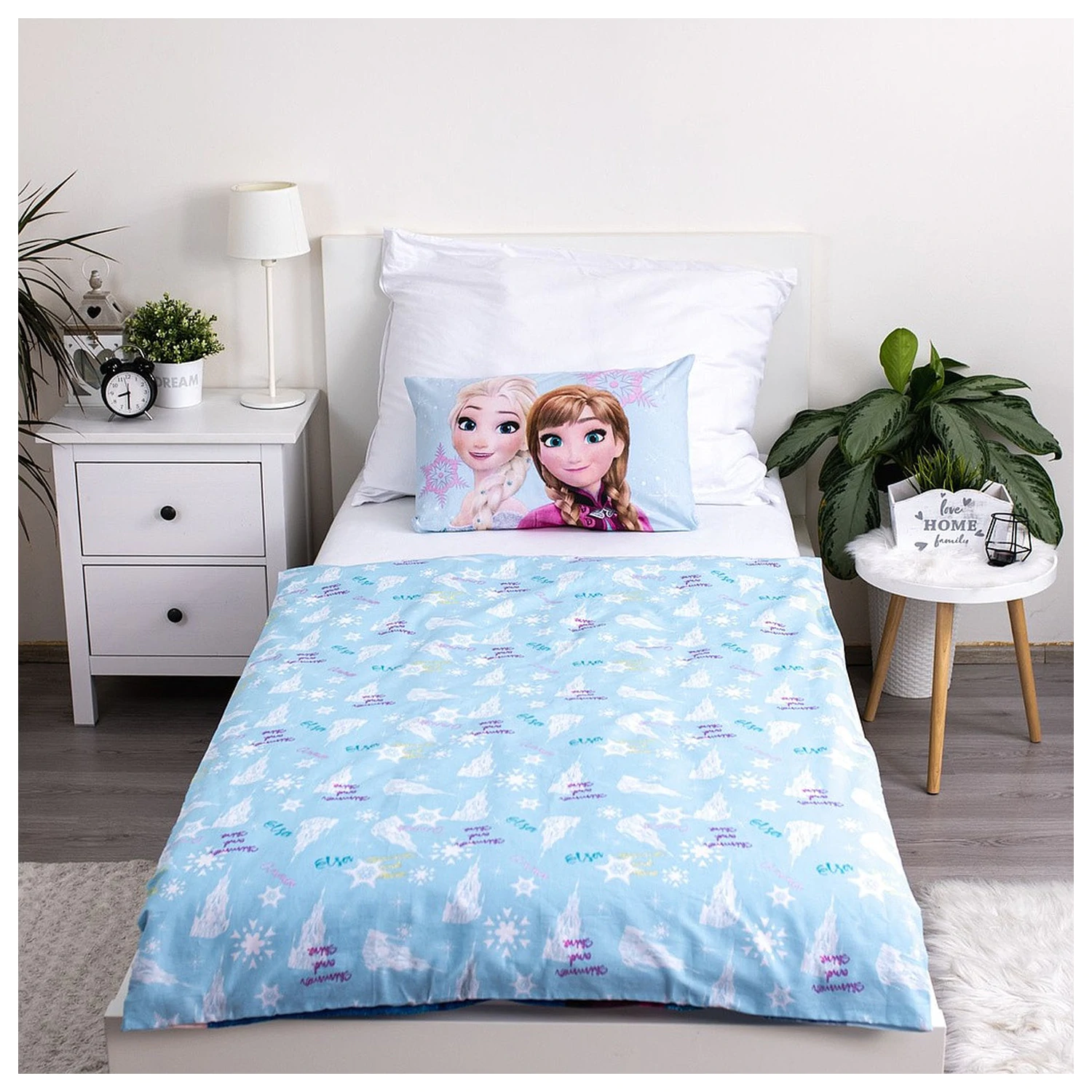 Disney Frozen Svijetloplava navlaka za poplun za malu djecu/predškolce fotografija proizvoda