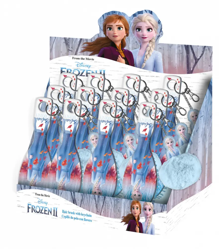 Disney Frozen mini četka za kosu s pompon ukrasom fotografija proizvoda
