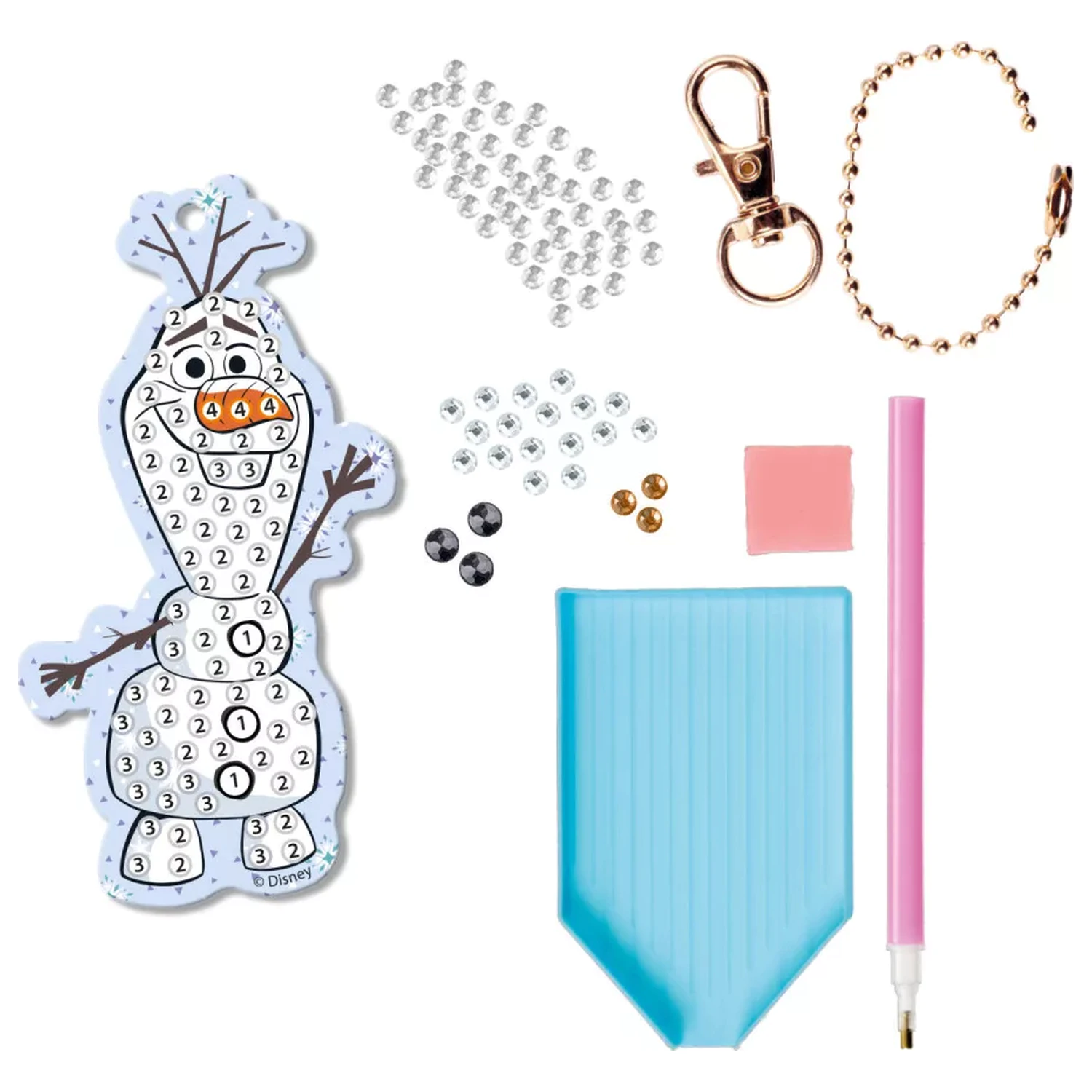 Disney Frozen Olaf Diamond Painting Privjesak za ključeve Komplet fotografija proizvoda