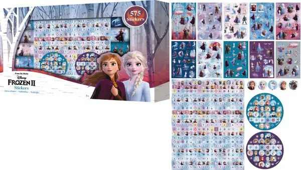 Disney Frozen Divovski set naljepnica 575 komada fotografija proizvoda