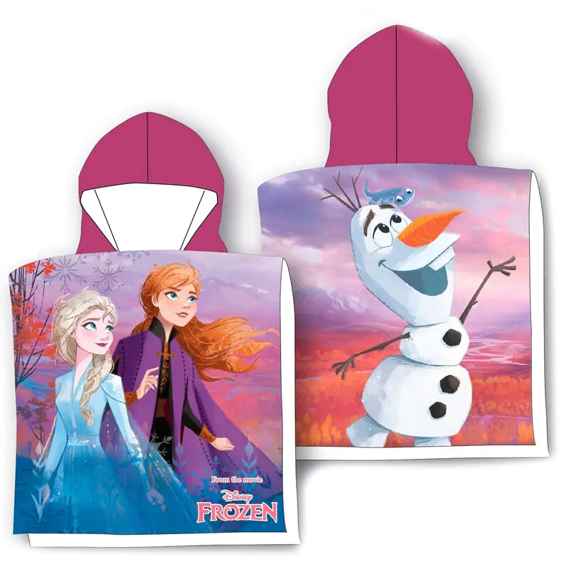 Disney Frozen pamučni pončo ručnik fotografija proizvoda