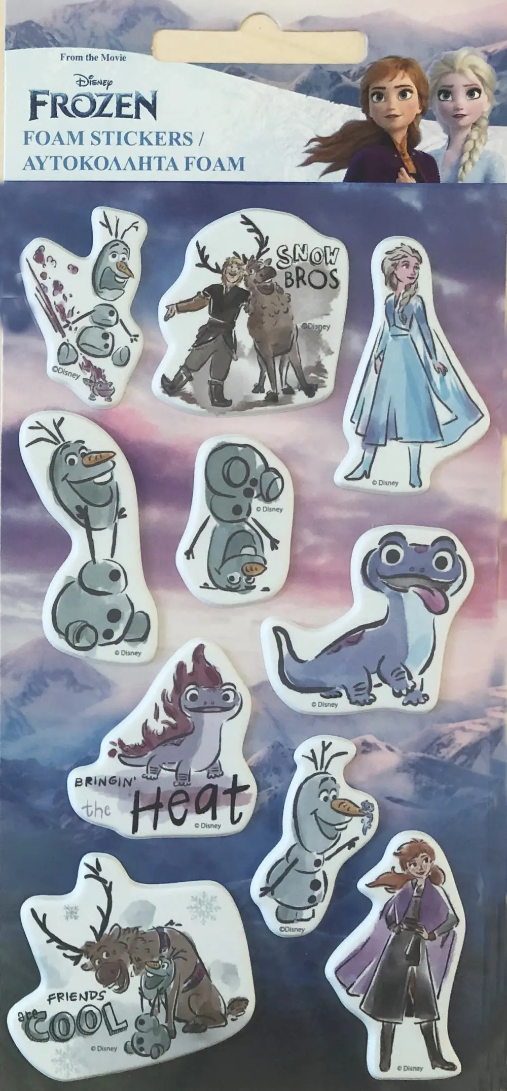 Disney Frozen Puffy pjenasti set naljepnica fotografija proizvoda