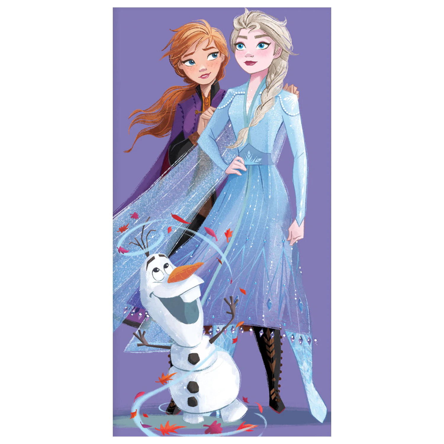 Disney Frozen Ljubičasti ručnik fotografija proizvoda