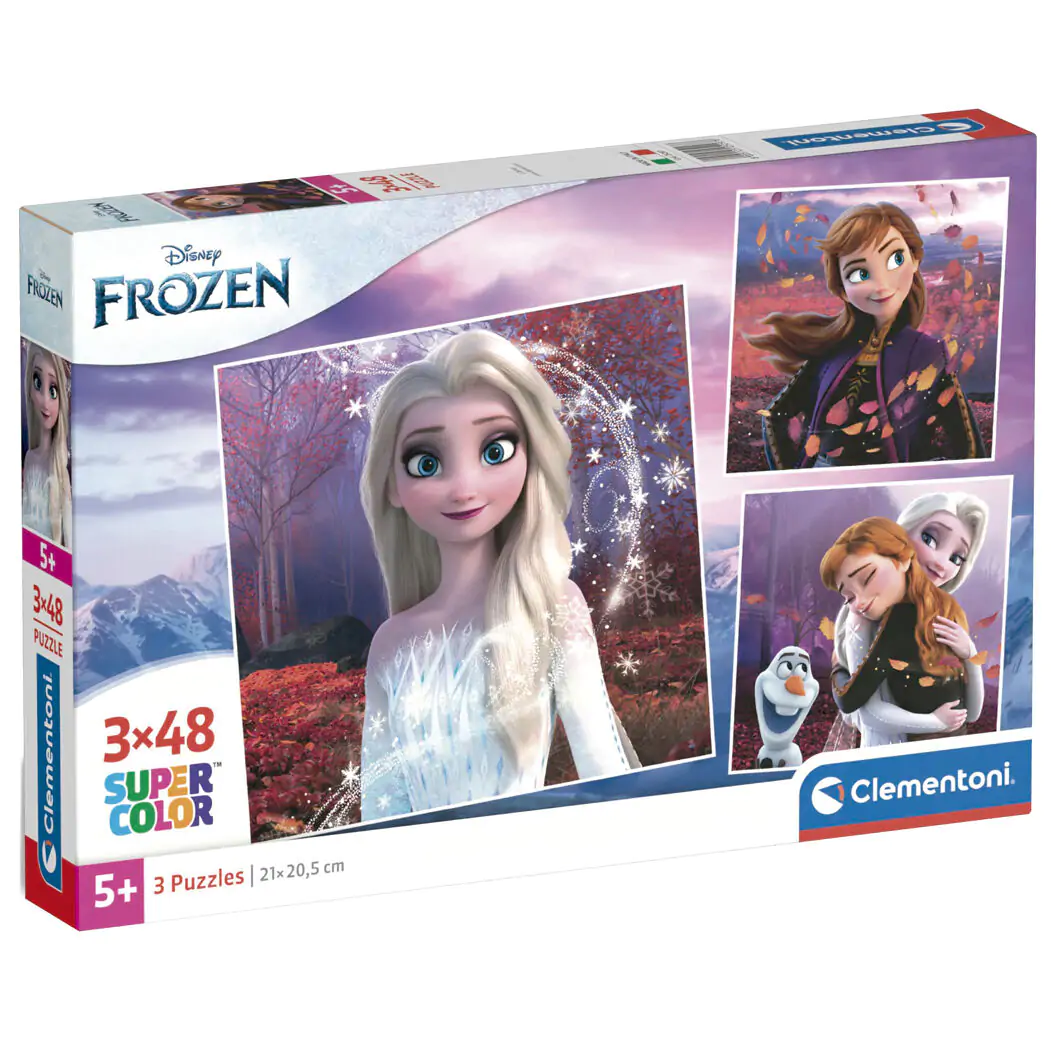 Disney Frozen puzzle 3x48 komada fotografija proizvoda