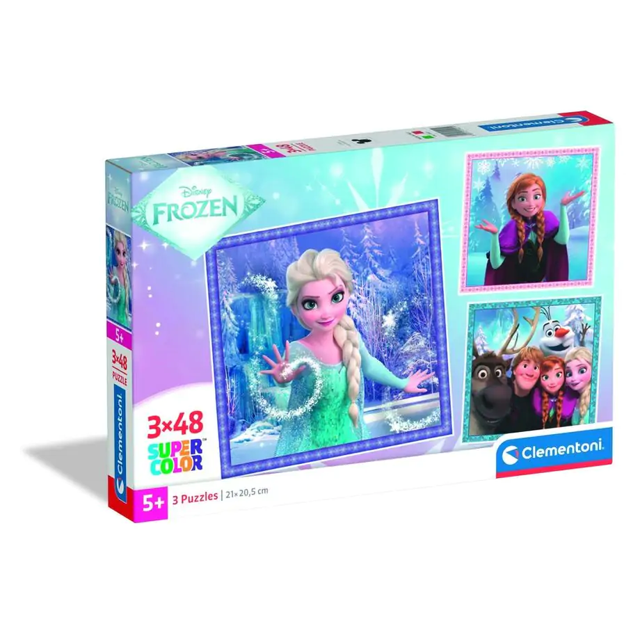 Disney Frozen puzzle 3x48 komada fotografija proizvoda