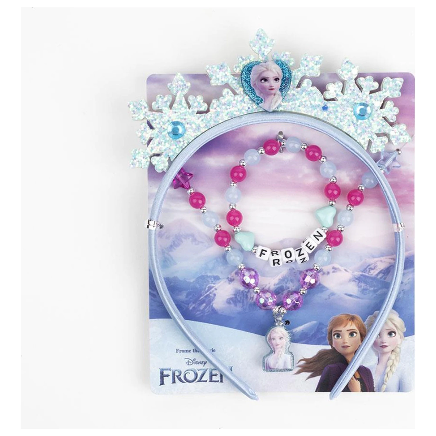 Disney Frozen Royal Blue komplet nakita i trake za glavu fotografija proizvoda