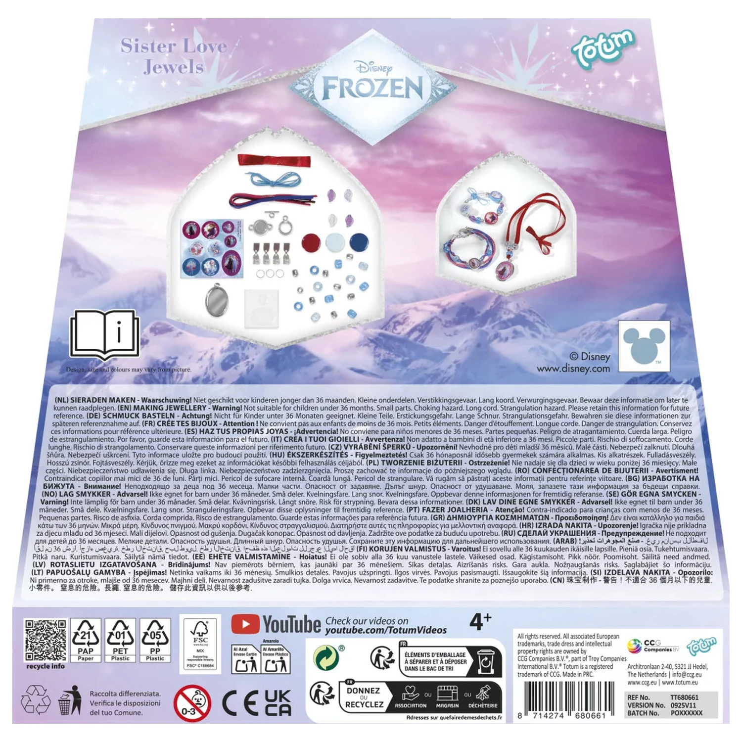Disney Frozen Sisters set za izradu nakita fotografija proizvoda