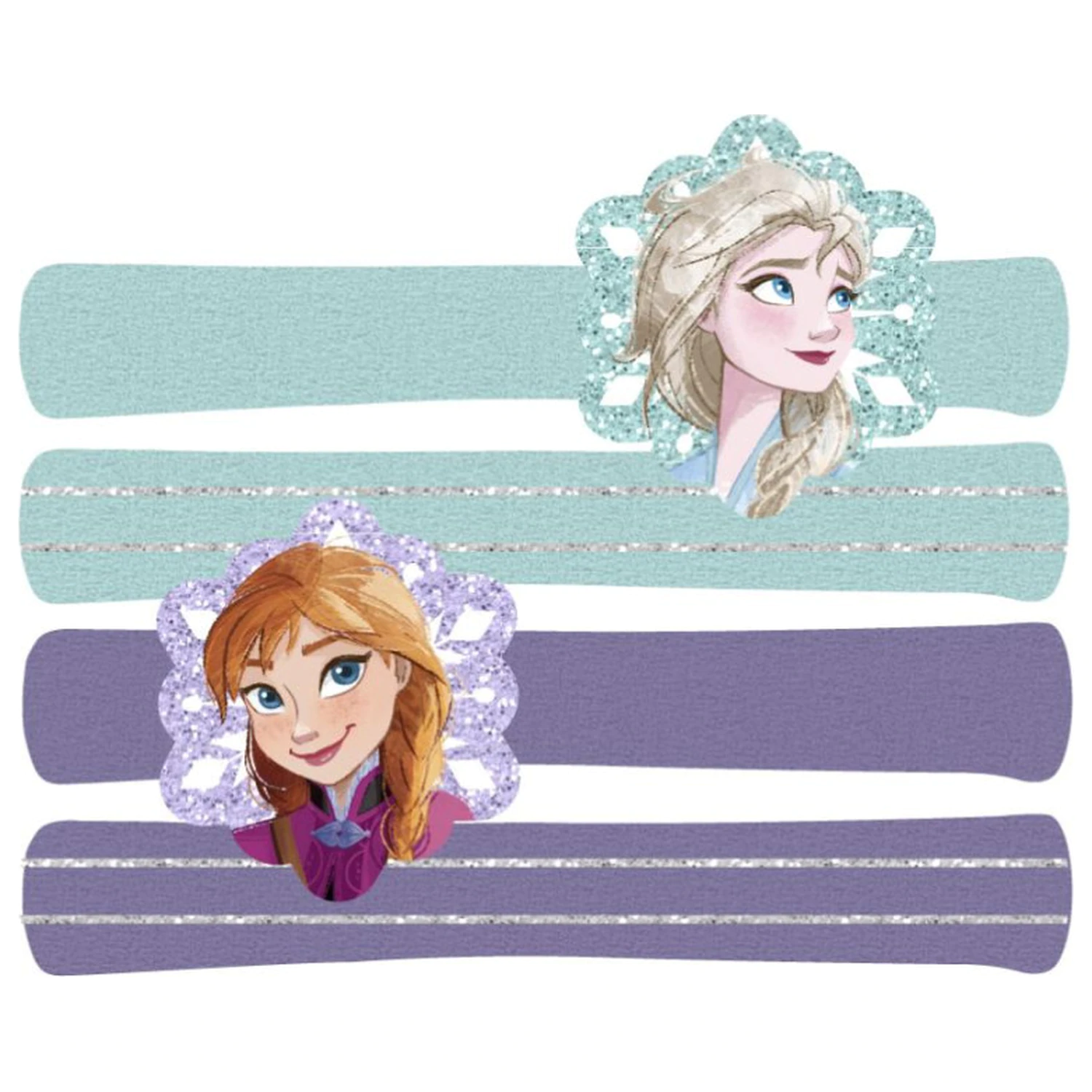 Disney Frozen Pahuljice Gumica za kosu set 4-komada fotografija proizvoda