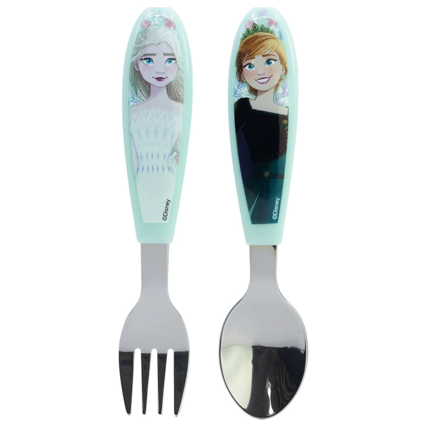 Disney Frozen Snowy Tale Metal Ergo Pribor za jelo Set - 2 komada fotografija proizvoda